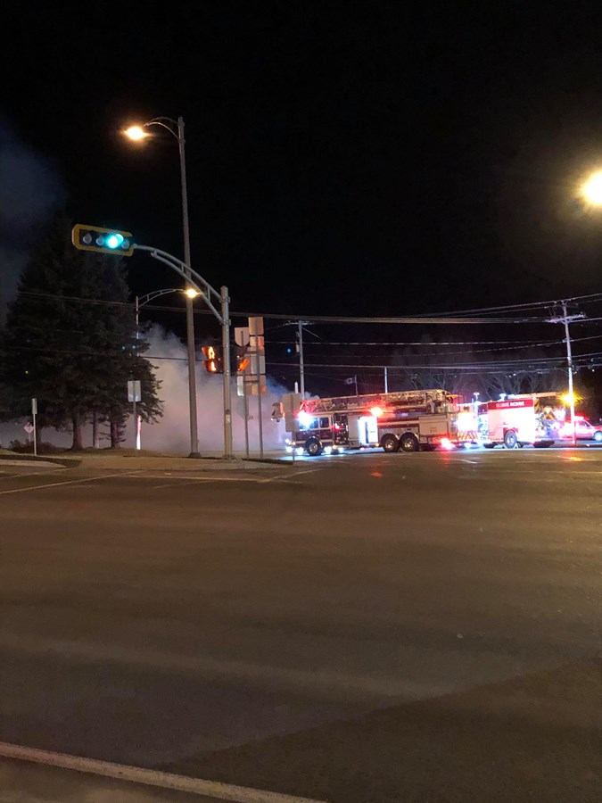 Feu de résidence à Saint-Georges