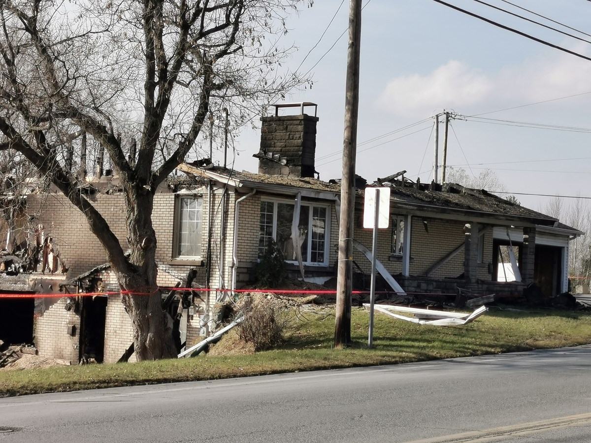 Incendie à Saint-Georges: la maison est une perte totale