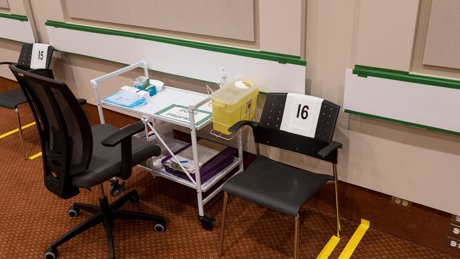 Chariot de vaccinateur