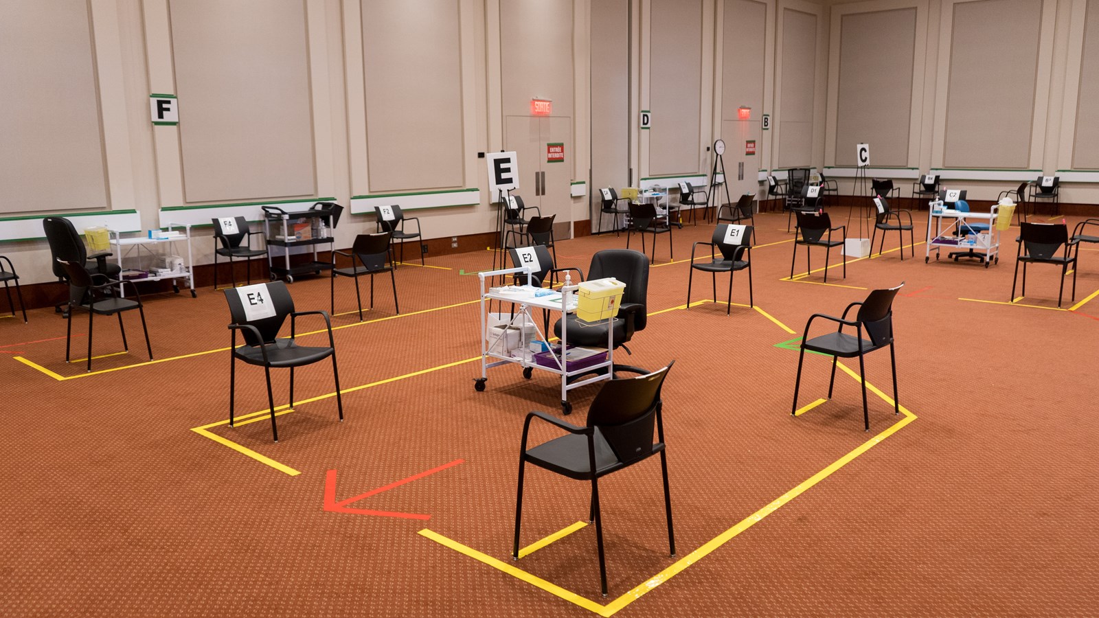Salle de vaccination