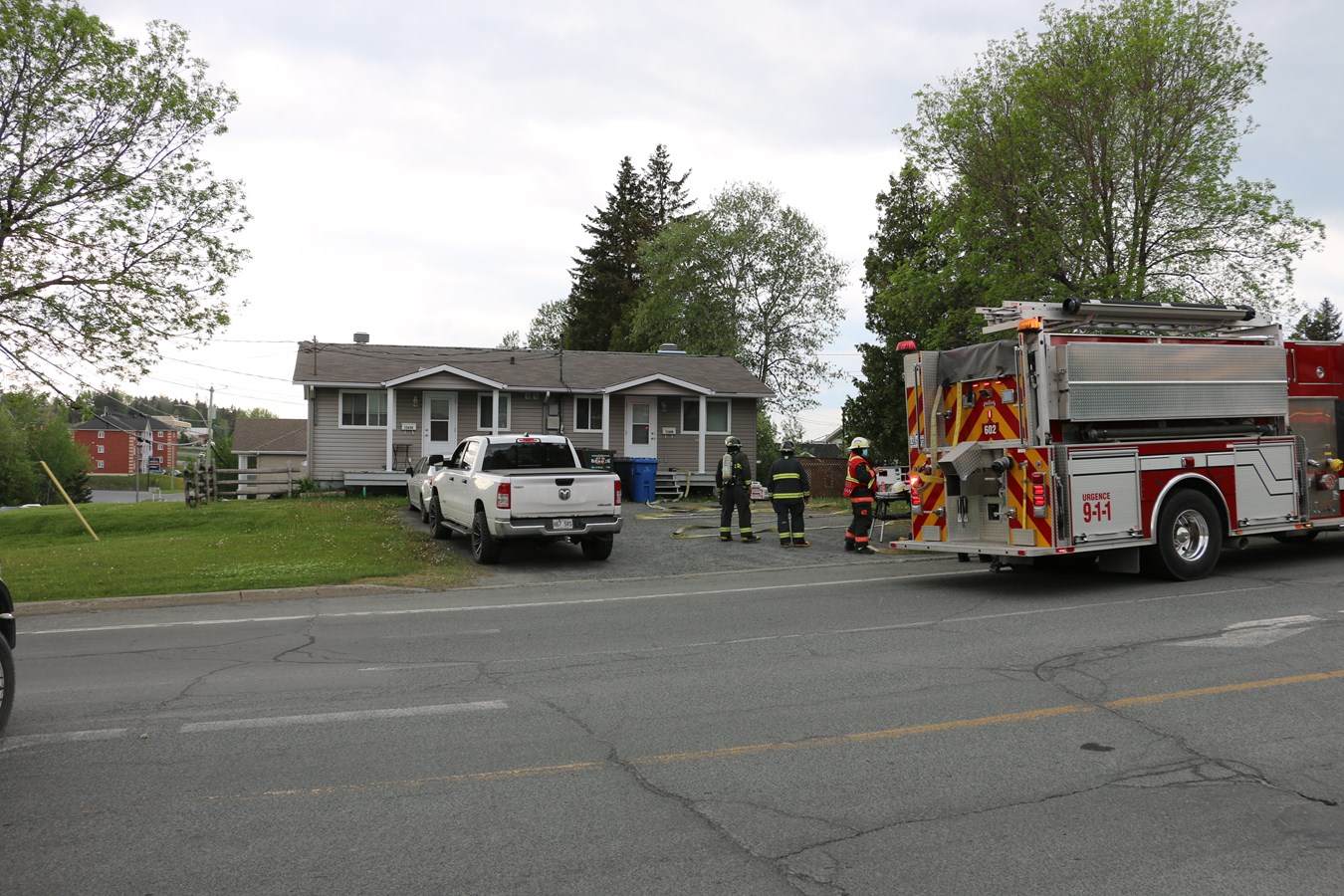 Incendie à Saint-Georges : une entrée électrique en cause