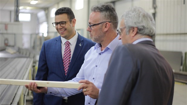 Le président-directeur général de l'entreprise, Steeve Roy, en 2019.