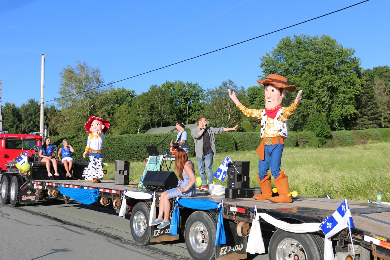 Défilé à Saint-Victor pour la Fête nationale du Québec