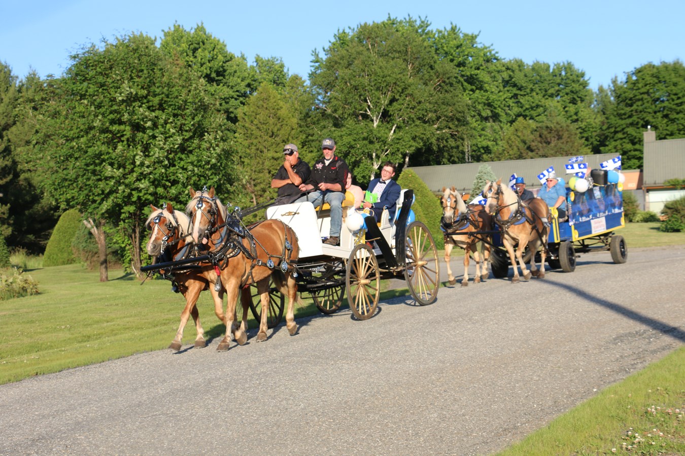 Défilé à Saint-Victor pour la Fête nationale du Québec