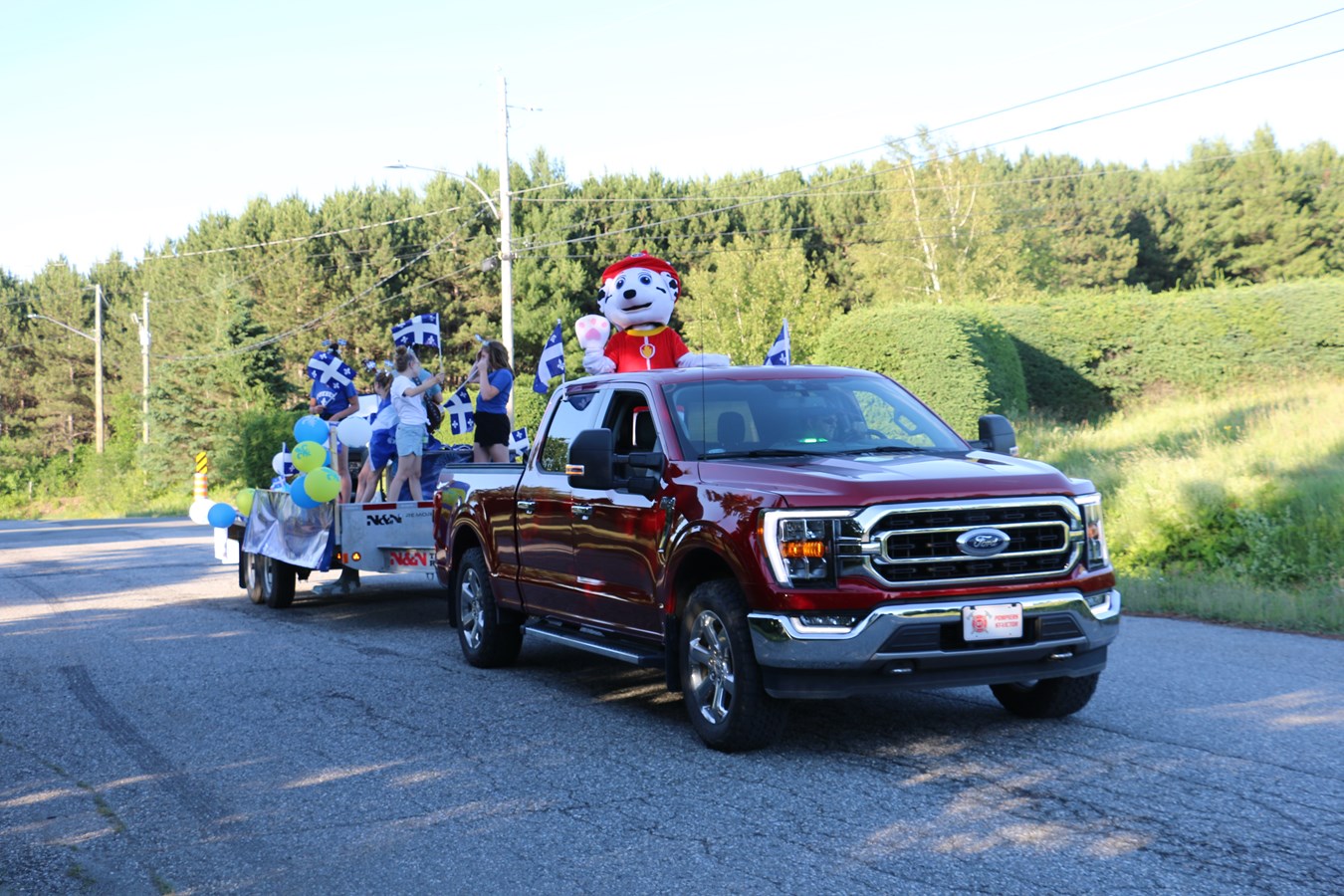 Défilé à Saint-Victor pour la Fête nationale du Québec