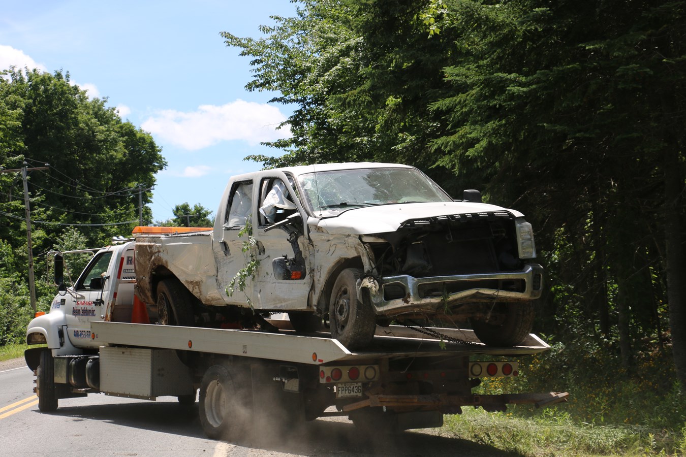 Trois accidents survenus cet après-midi