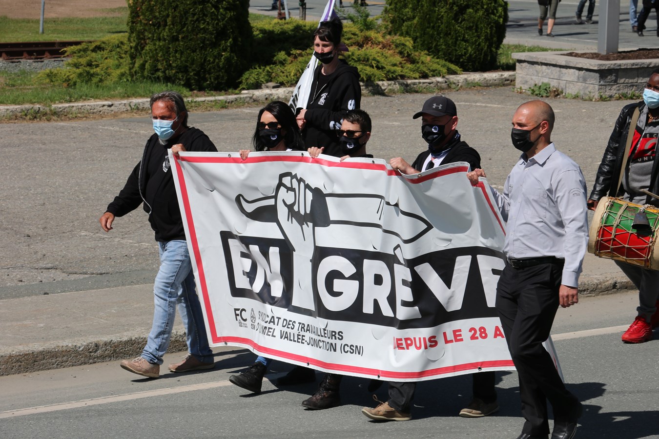 Les grévistes d'Olymel s'impatientent quant à l'avancée des négociations