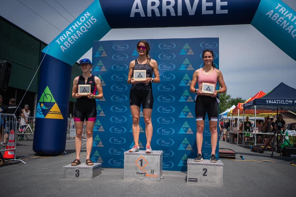 Audrey Fontaine, Marie-Pier Brochu et Delphine Potvin-Cormier.