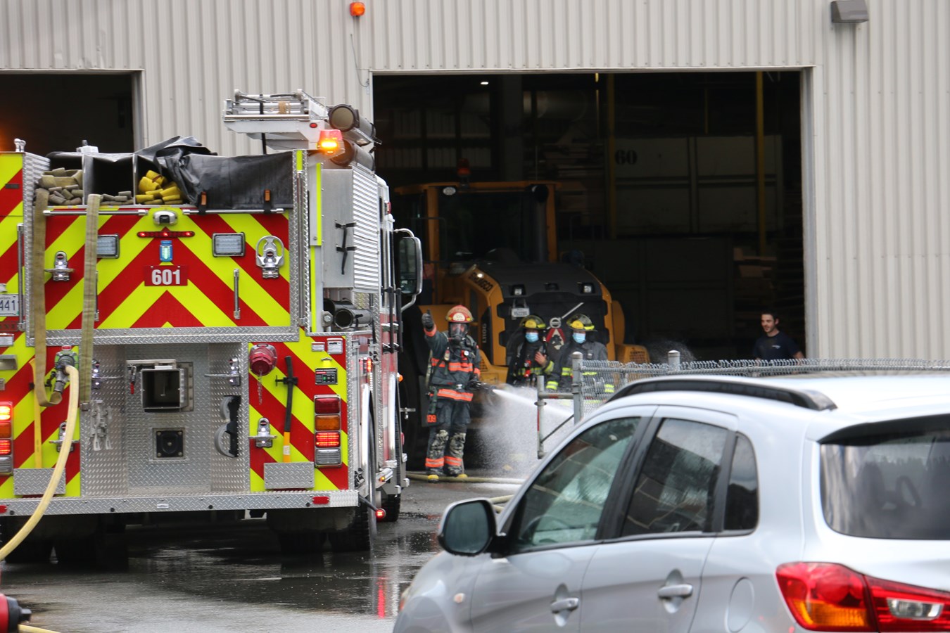 Feu de fours à l'usine de Boa Franc
