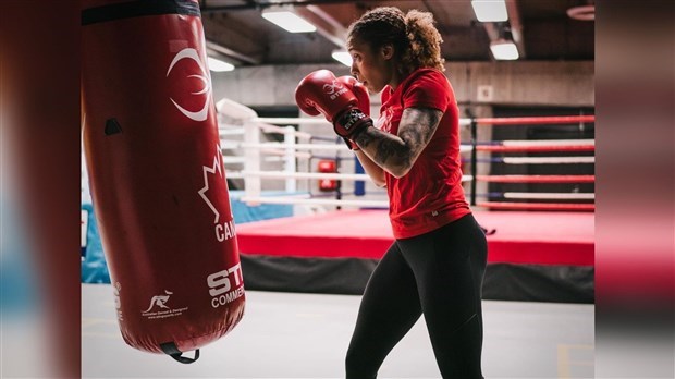 Tammara Thibeault sur le ring samedi