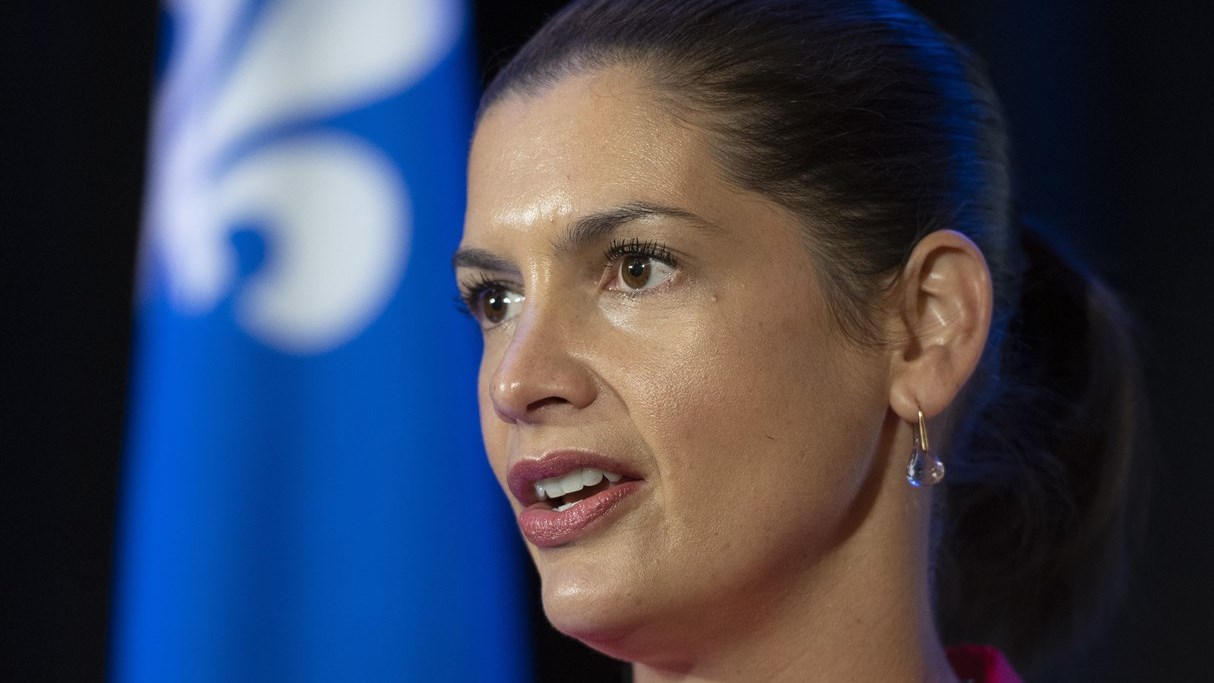 La ministre de la Sécurité publique, Geneviève Guilbault.