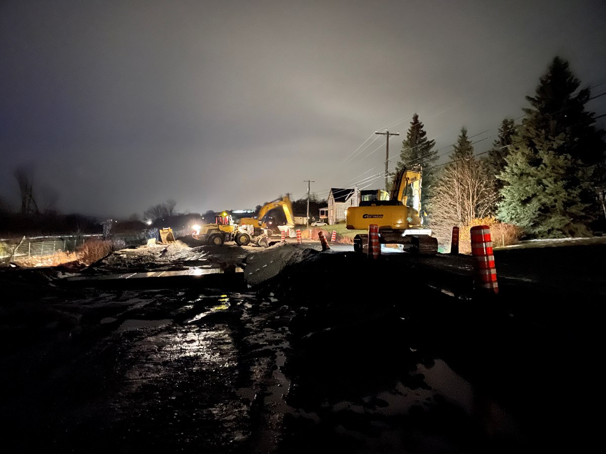 La circulation est perturbée entre Vallée-Jonction et Sainte-Marie