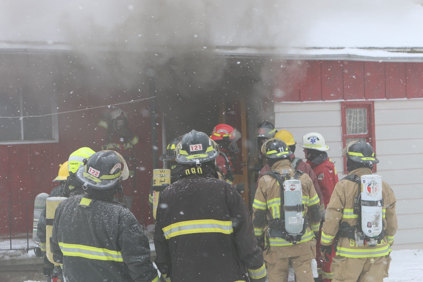 Un bon exercice de mise à feu pour les pompiers de Lambton