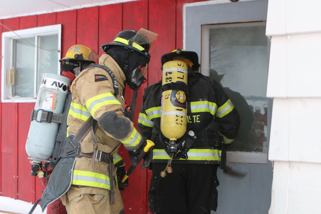 Un bon exercice de mise à feu pour les pompiers de Lambton