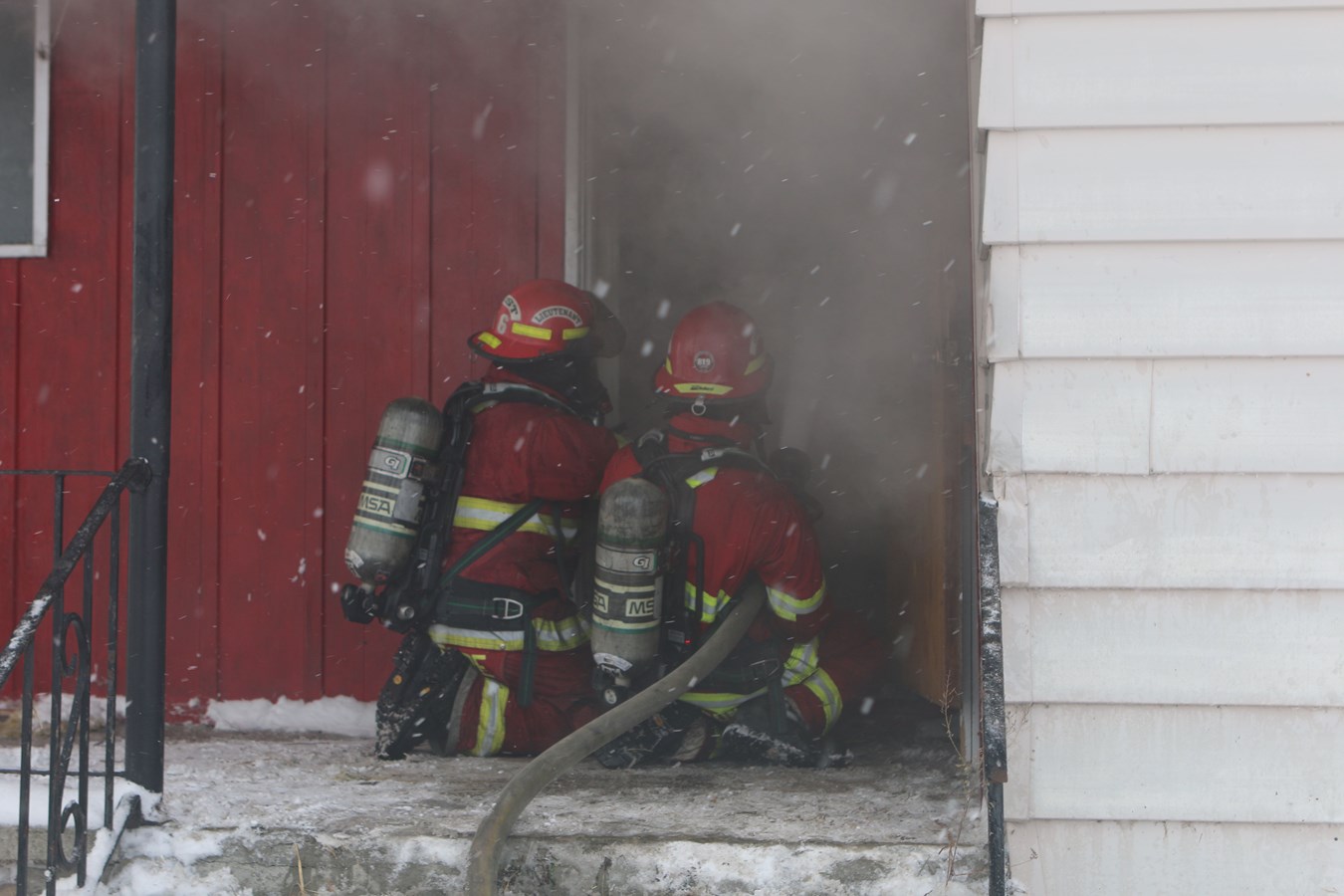 Un bon exercice de mise à feu pour les pompiers de Lambton