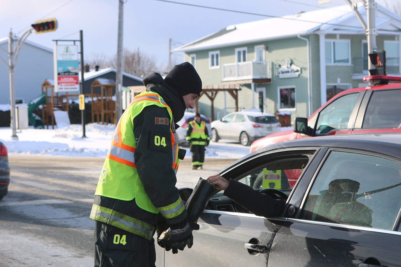 La guignolée des pompiers d'East Broughton récolte près de 6 100 $