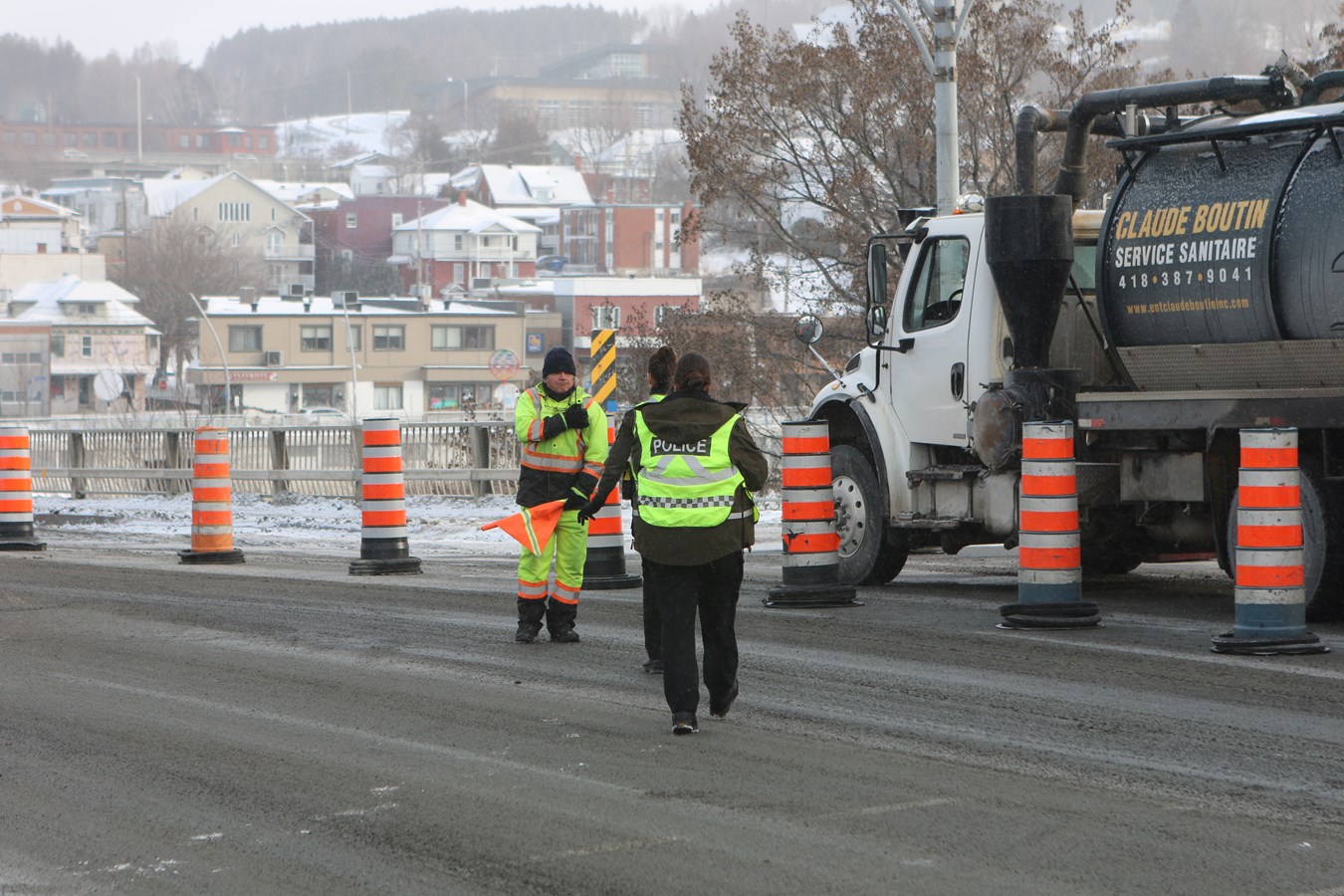 Saint-Georges: circulation engorgée au pont