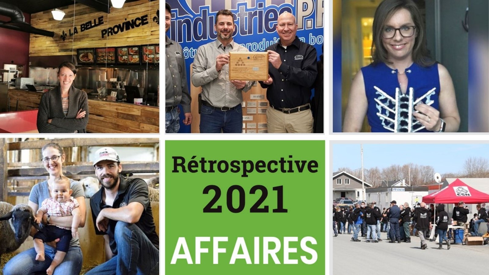 Le monde des affaires: janvier à juin