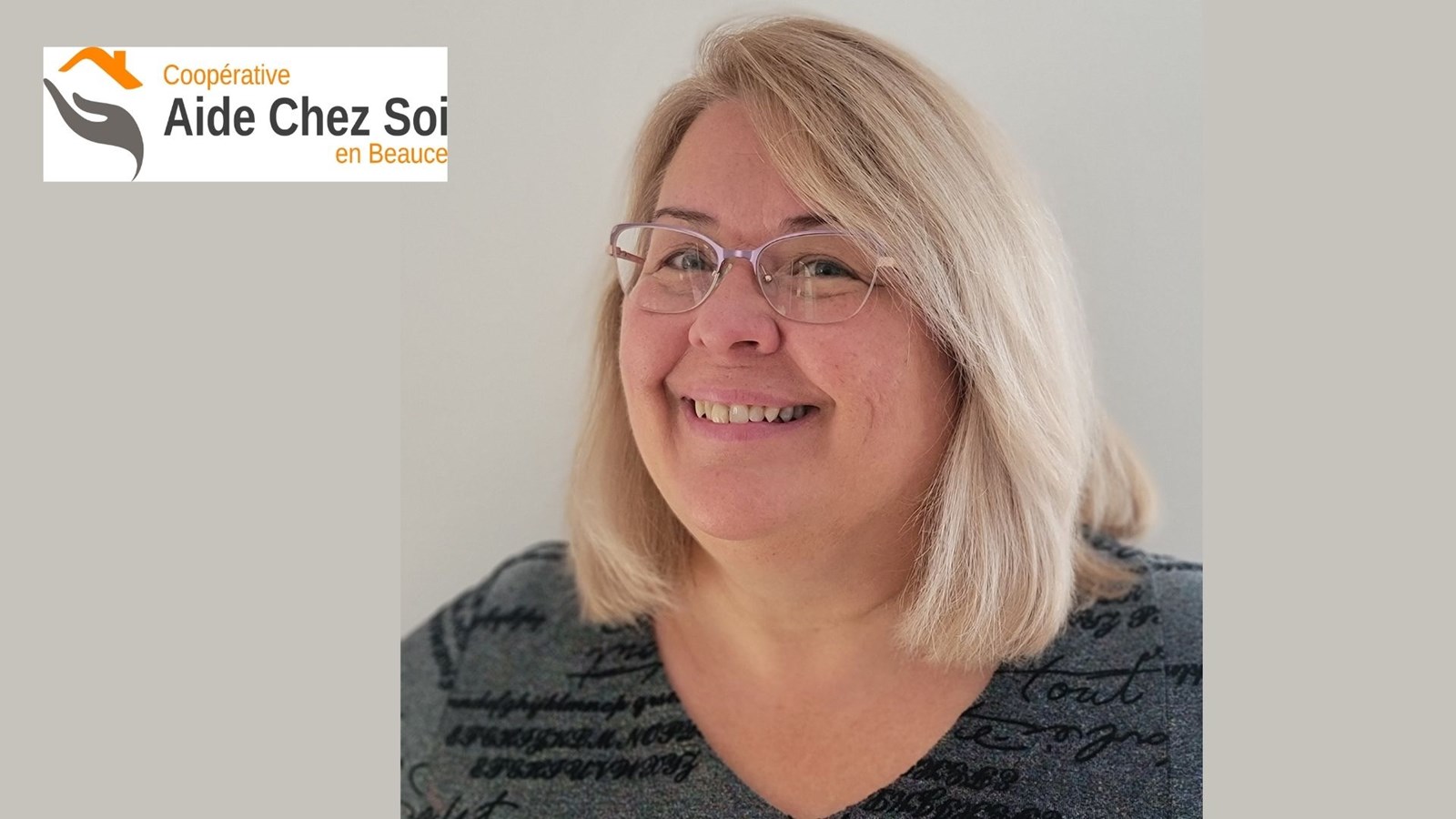 Nathalie Frenette, directrice générale de la Coopérative Aide Chez Soi en Beauce.