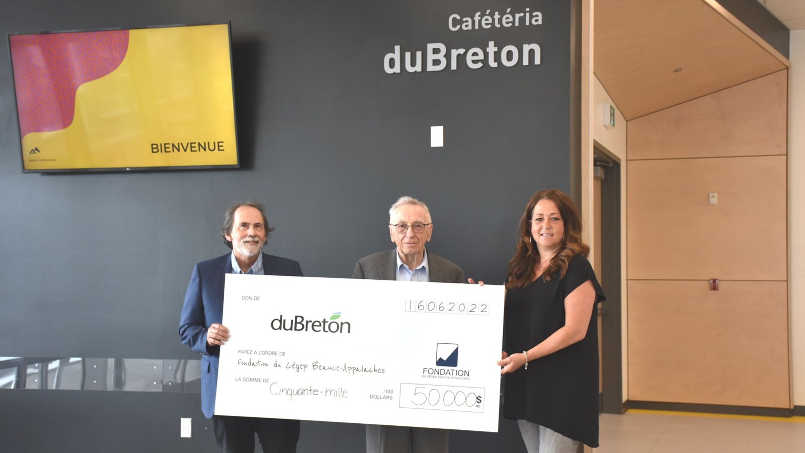 Don de 50 000 $ pour le campus de Sainte-Marie