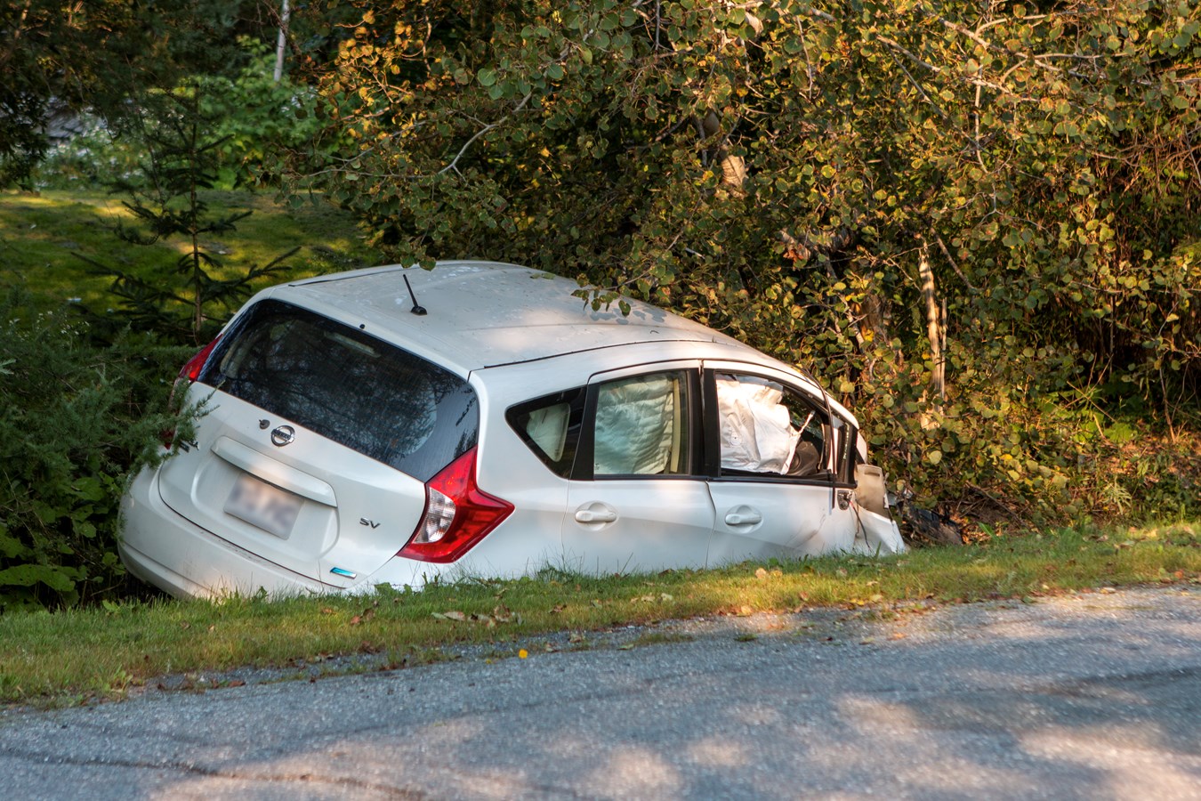 Deux blessés dans une sortie de route à Saint-Georges