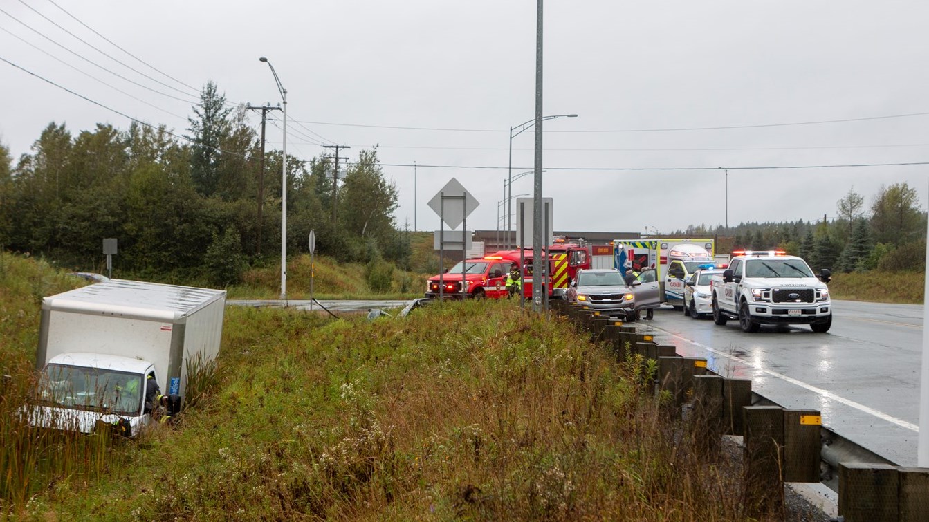 Collision entre un camion et un VUS à Beauceville