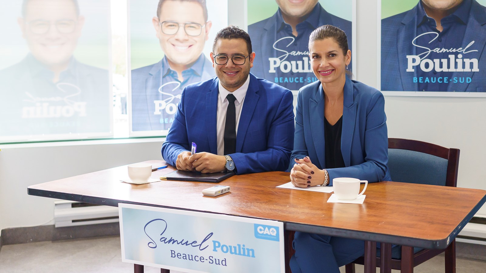 Samuel Poulin est très satisfait de sa campagne électorale