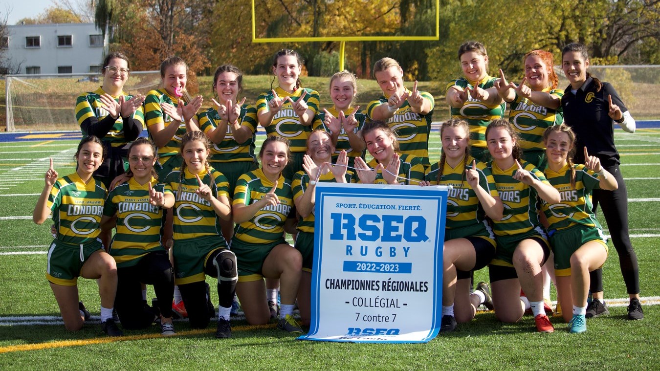 Les Condors rugby féminin sont championnes RSEQ