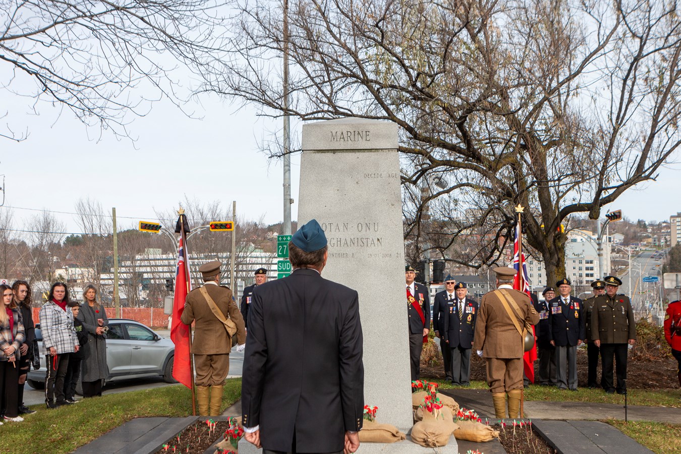 En images: le jour du Souvenir à Saint-Georges