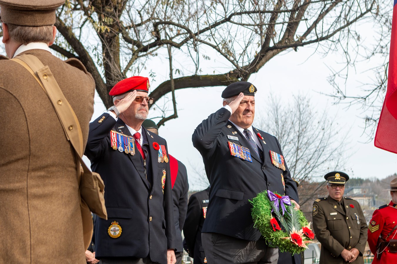 En images: le jour du Souvenir à Saint-Georges