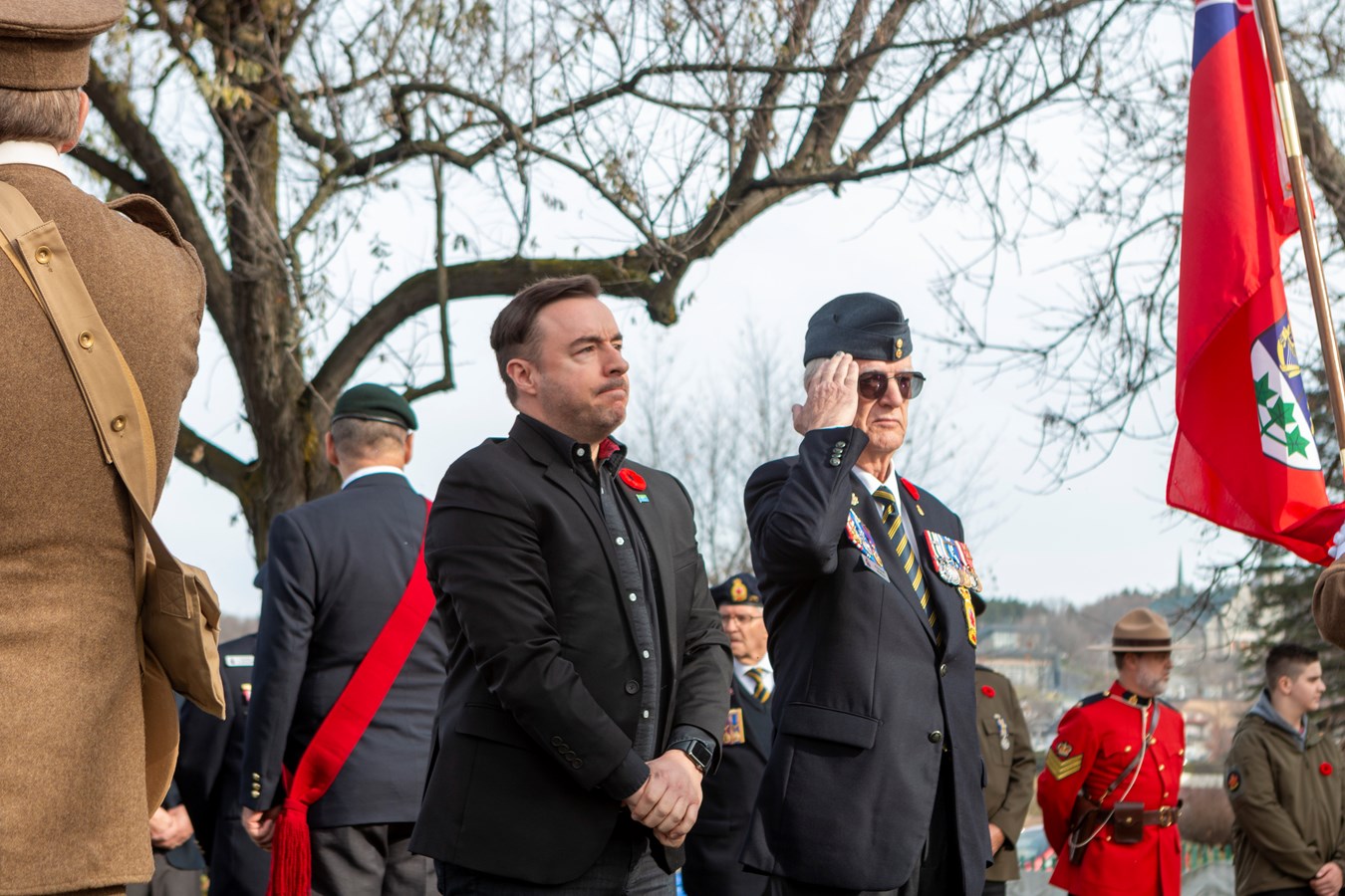 En images: le jour du Souvenir à Saint-Georges