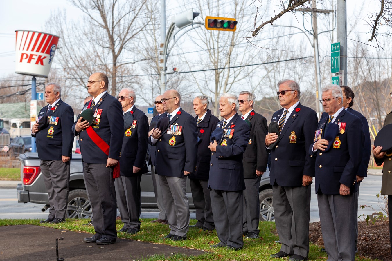 En images: le jour du Souvenir à Saint-Georges
