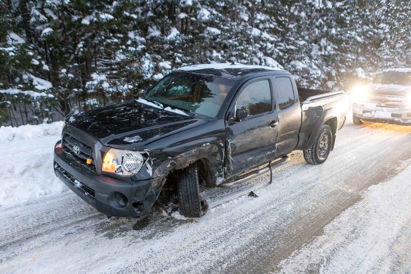 Un accident à Frampton ce matin