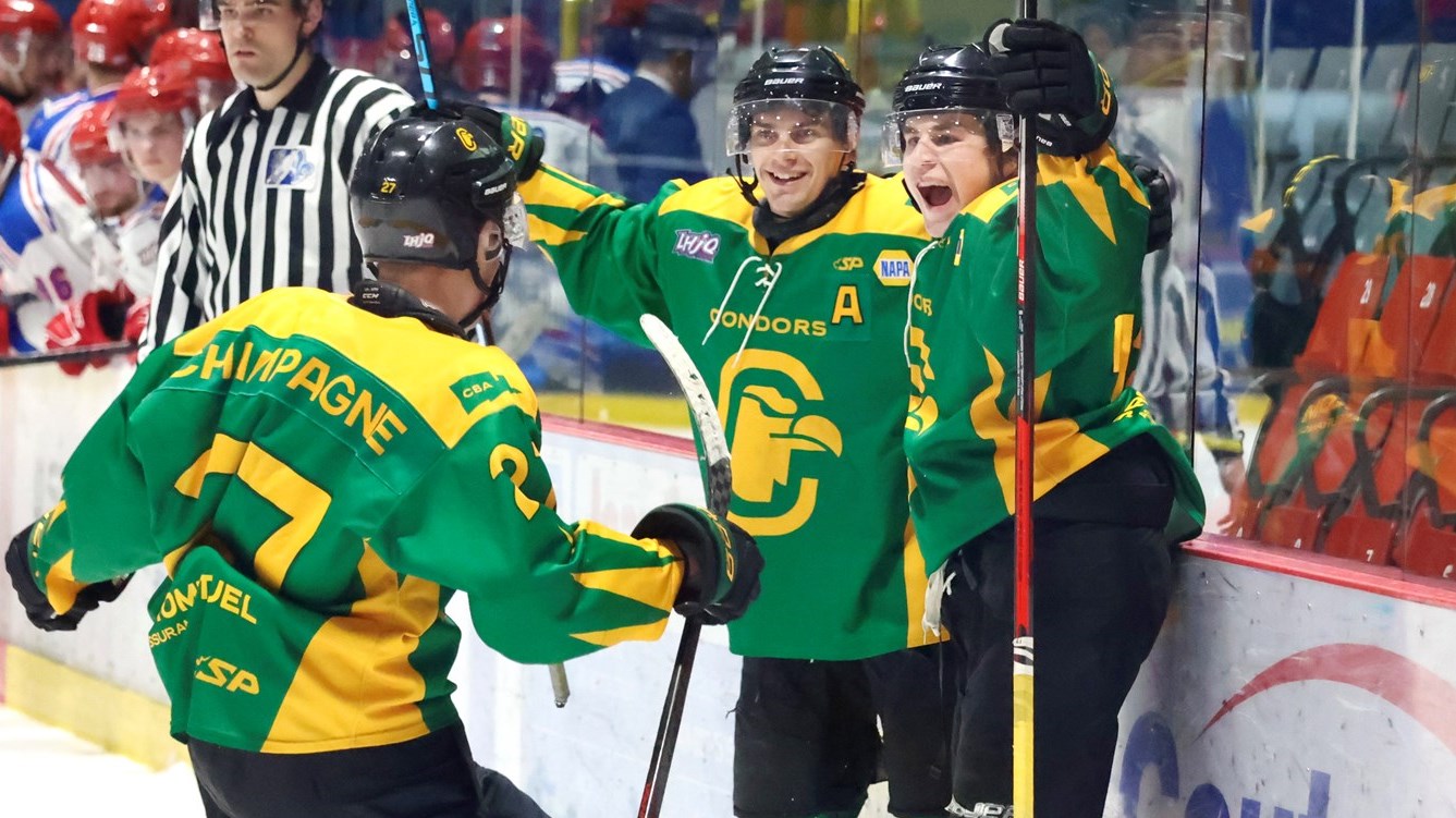 Hockey: une défaite et une victoire pour les Condors