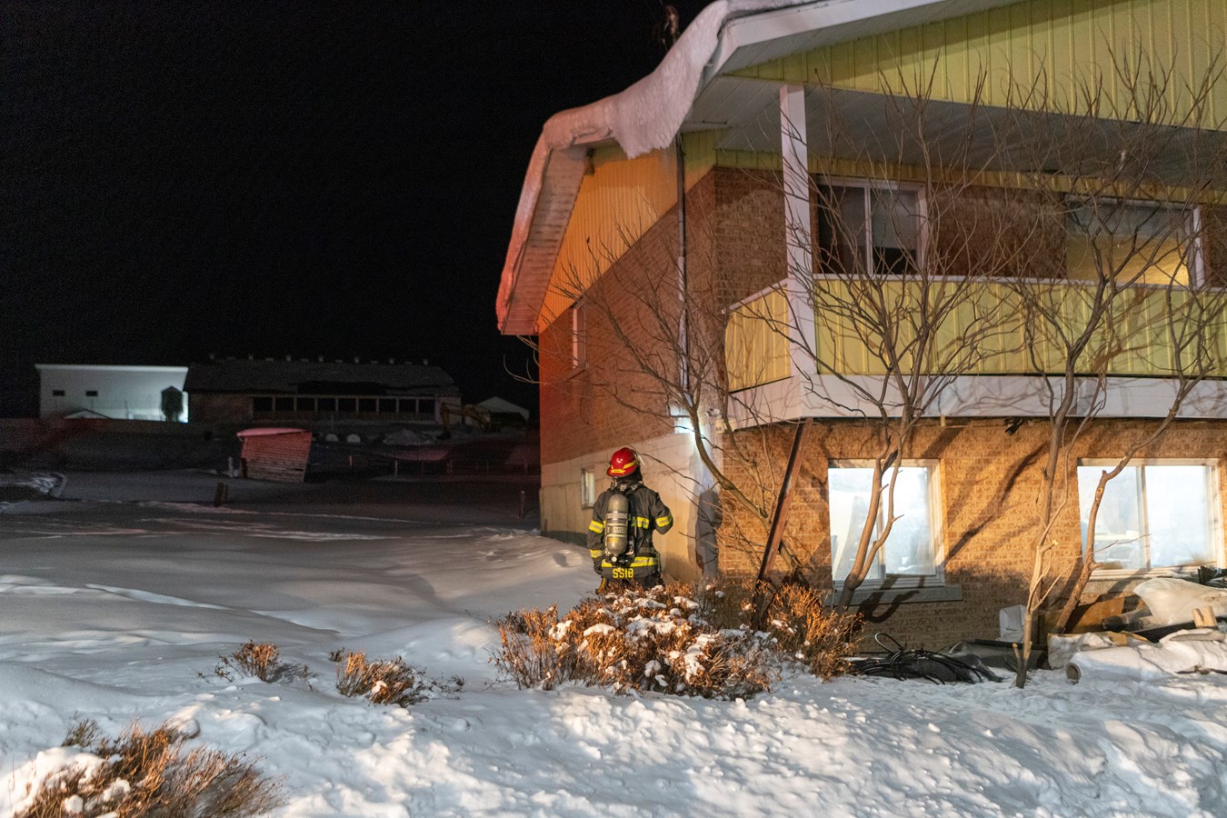 Intervention des pompiers à Beauceville hier soir