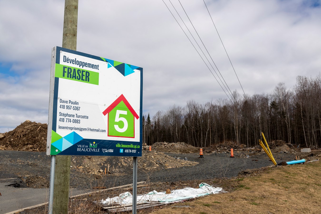 Fermeture d’un tronçon de la route Fraser à Beauceville