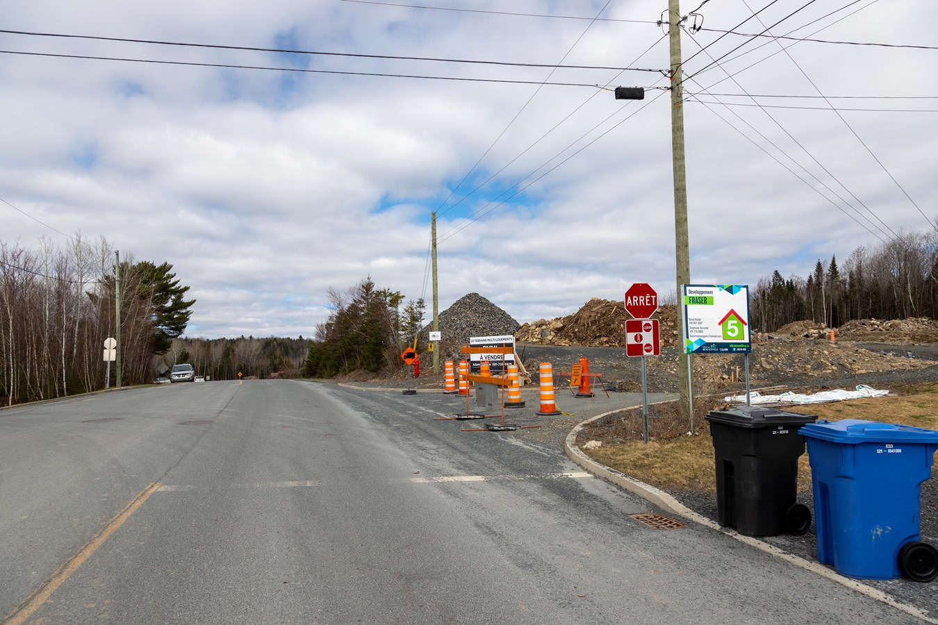 Fermeture d’un tronçon de la route Fraser à Beauceville