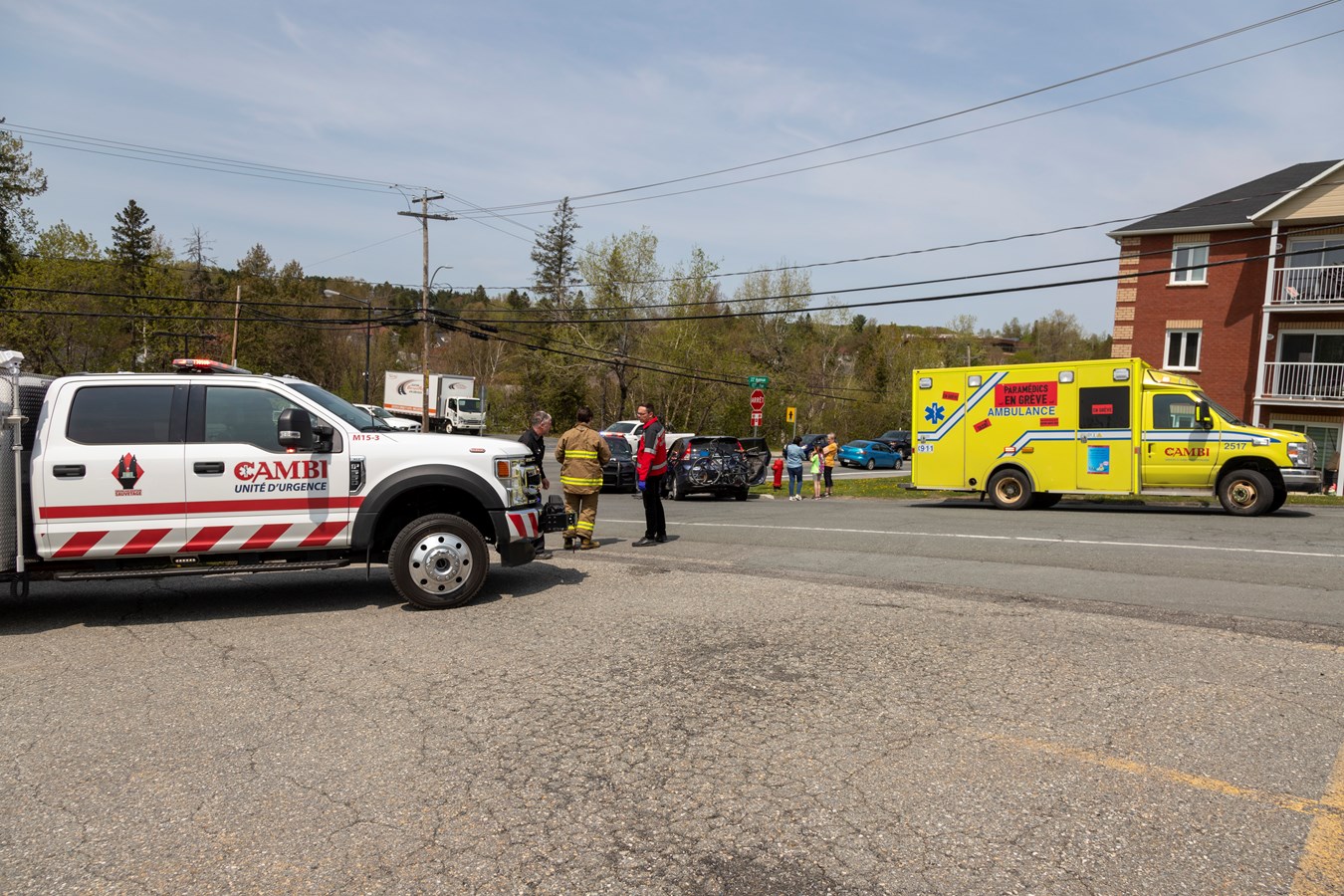 Trois véhicules impliqués dans un accident à Saint-Georges