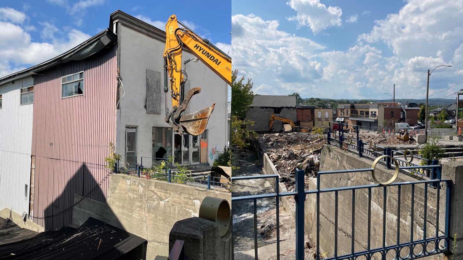 Saint-Georges: la démolition des bâtiments de la 120e est terminée