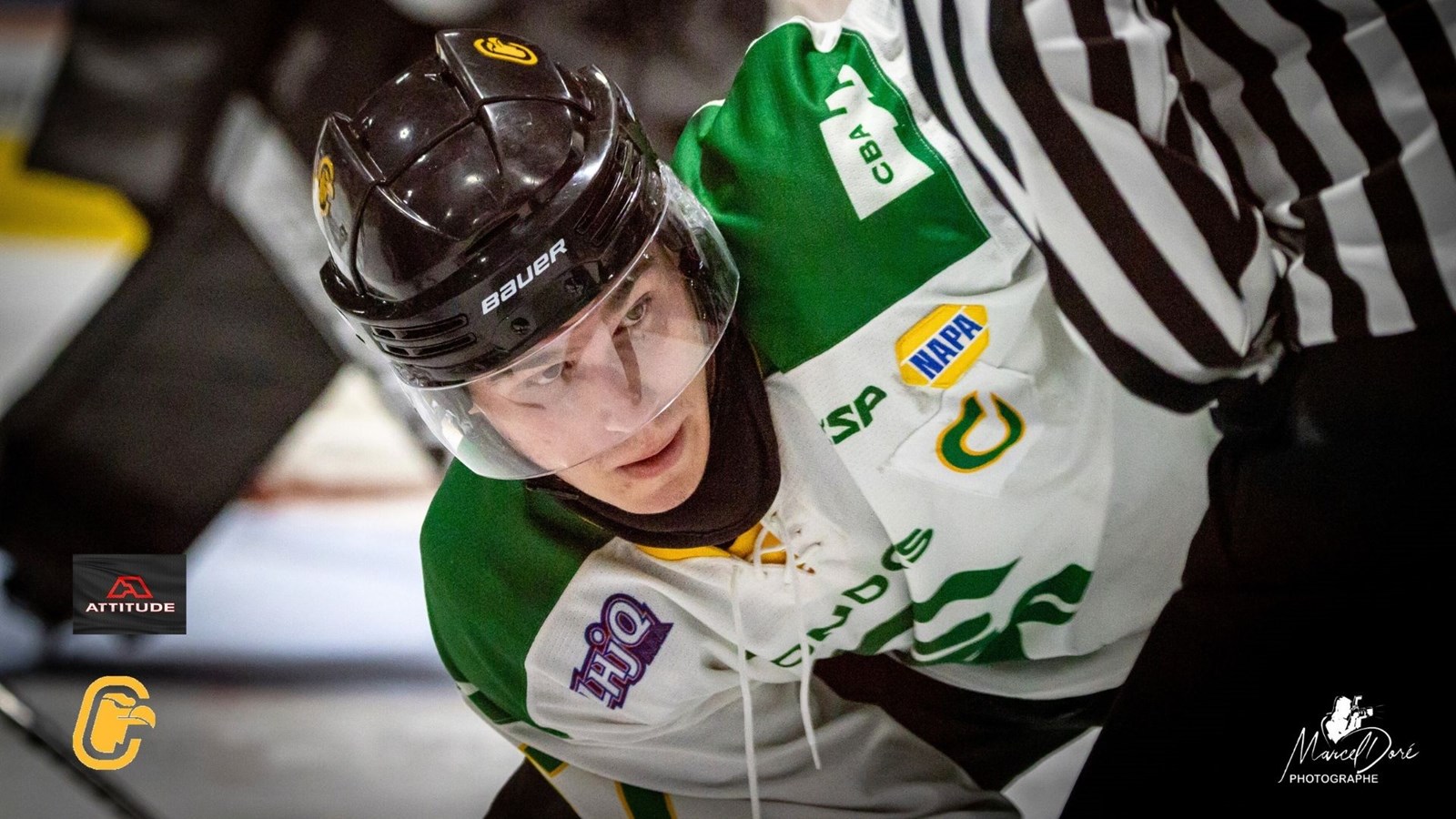 Le capitaine Dylan Champagne a disputé un 100e match en carrière dans la LHJAAAQ.
