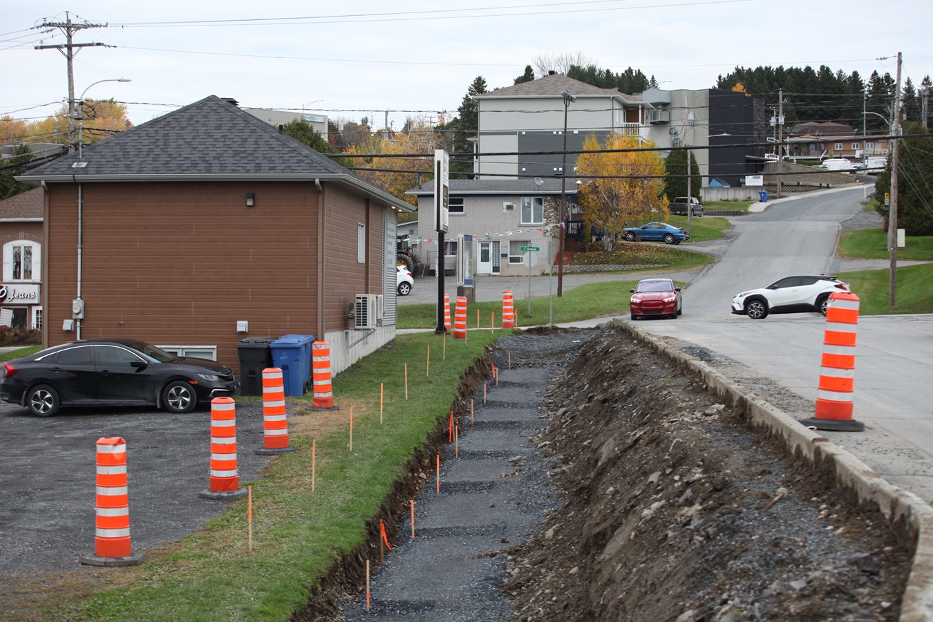 Les travaux de prolongement de la piste cyclable ont débuté