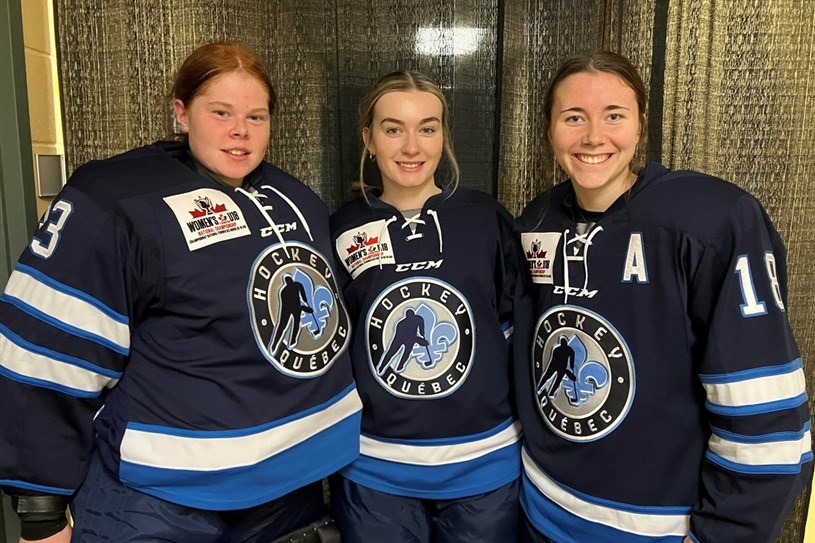 Hockey féminin: défaite en prolongation pour Équipe Québec