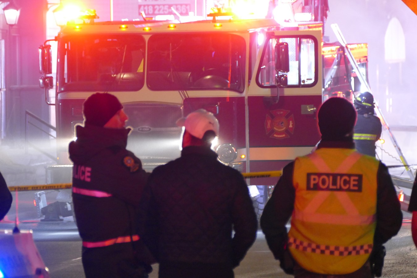 Incendie sur la 1re avenue : retour sur une nuit difficile