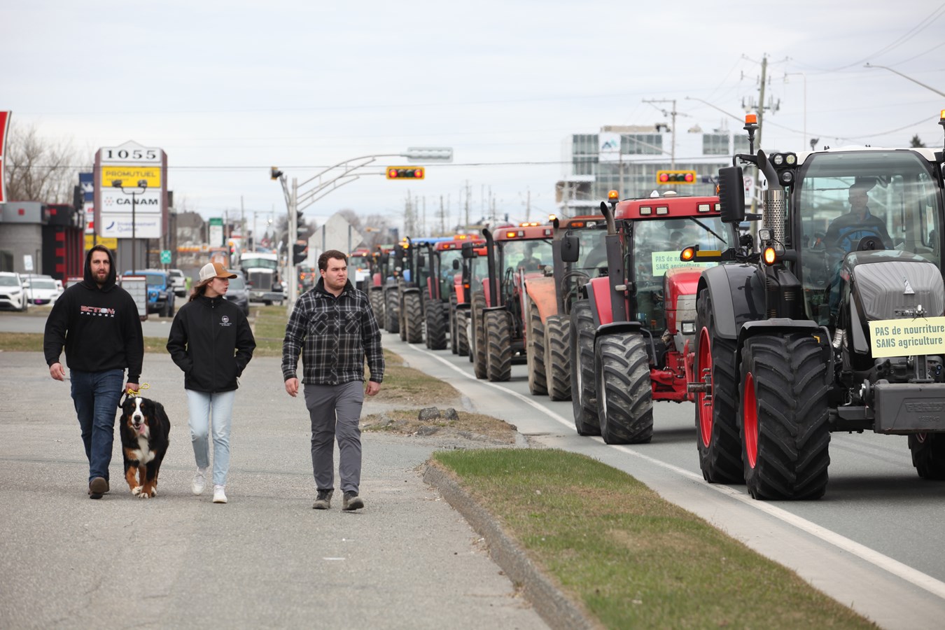 La gronde des agriculteurs du Québec s'empare de Sainte-Marie