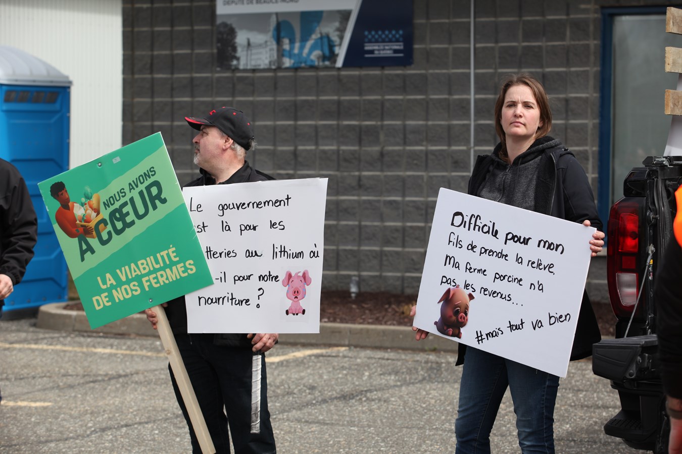 La gronde des agriculteurs du Québec s'empare de Sainte-Marie