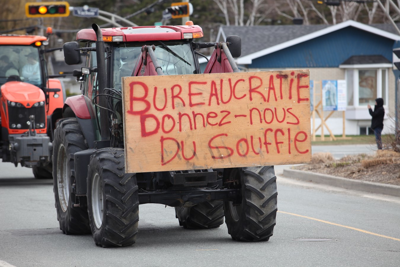 La gronde des agriculteurs du Québec s'empare de Sainte-Marie