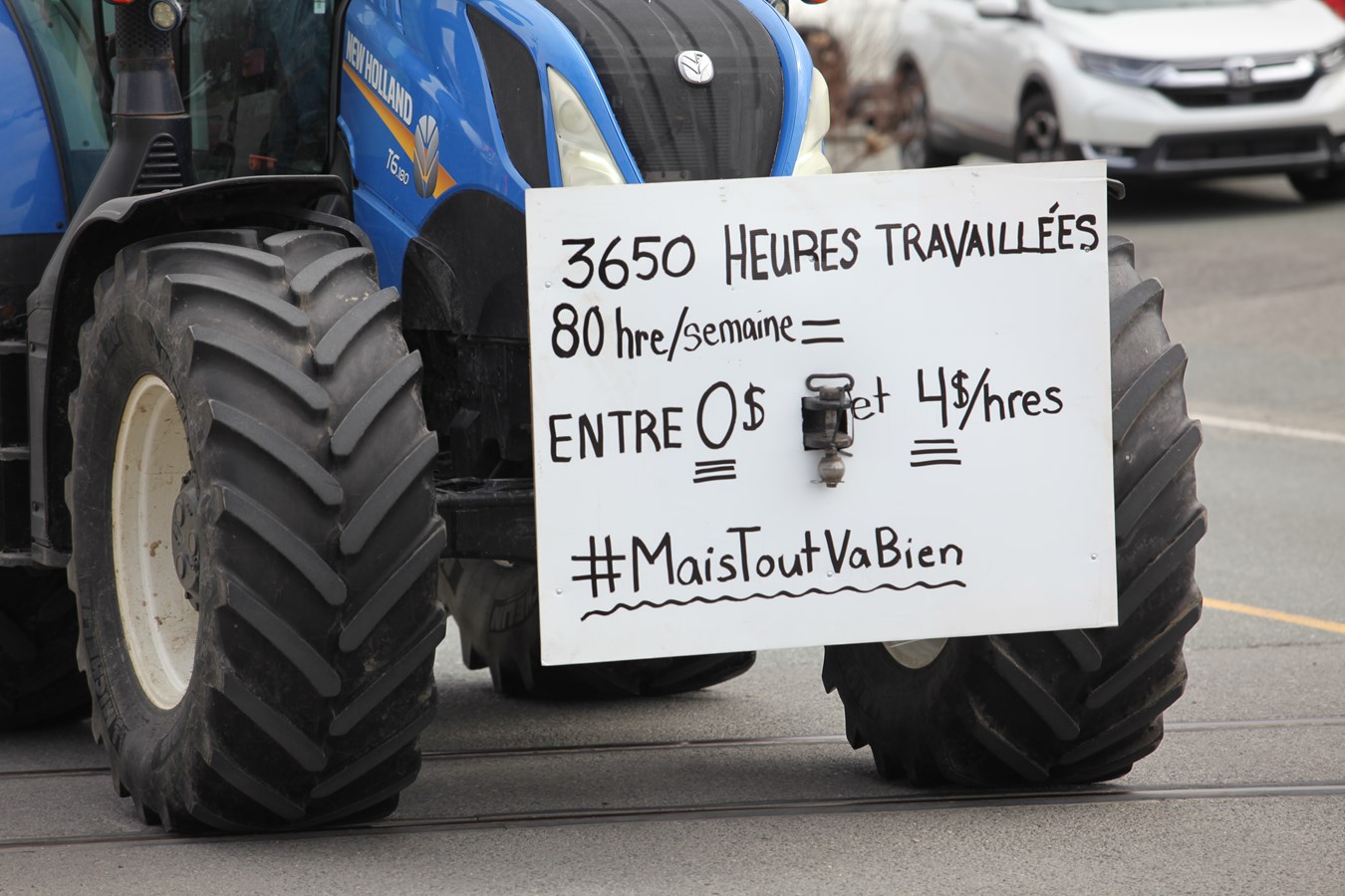 La gronde des agriculteurs du Québec s'empare de Sainte-Marie