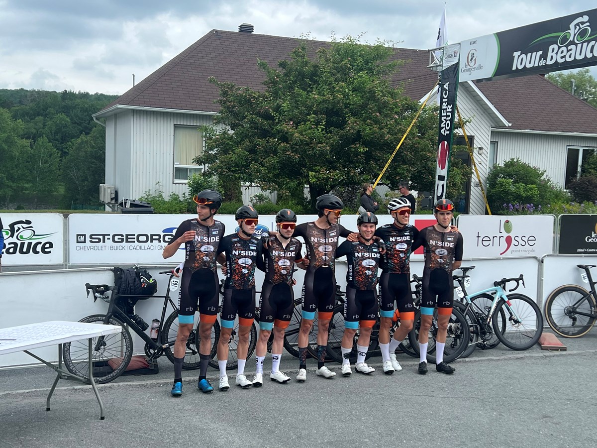 Les 21 équipes du Tour de Beauce se sont élancées ce matin
