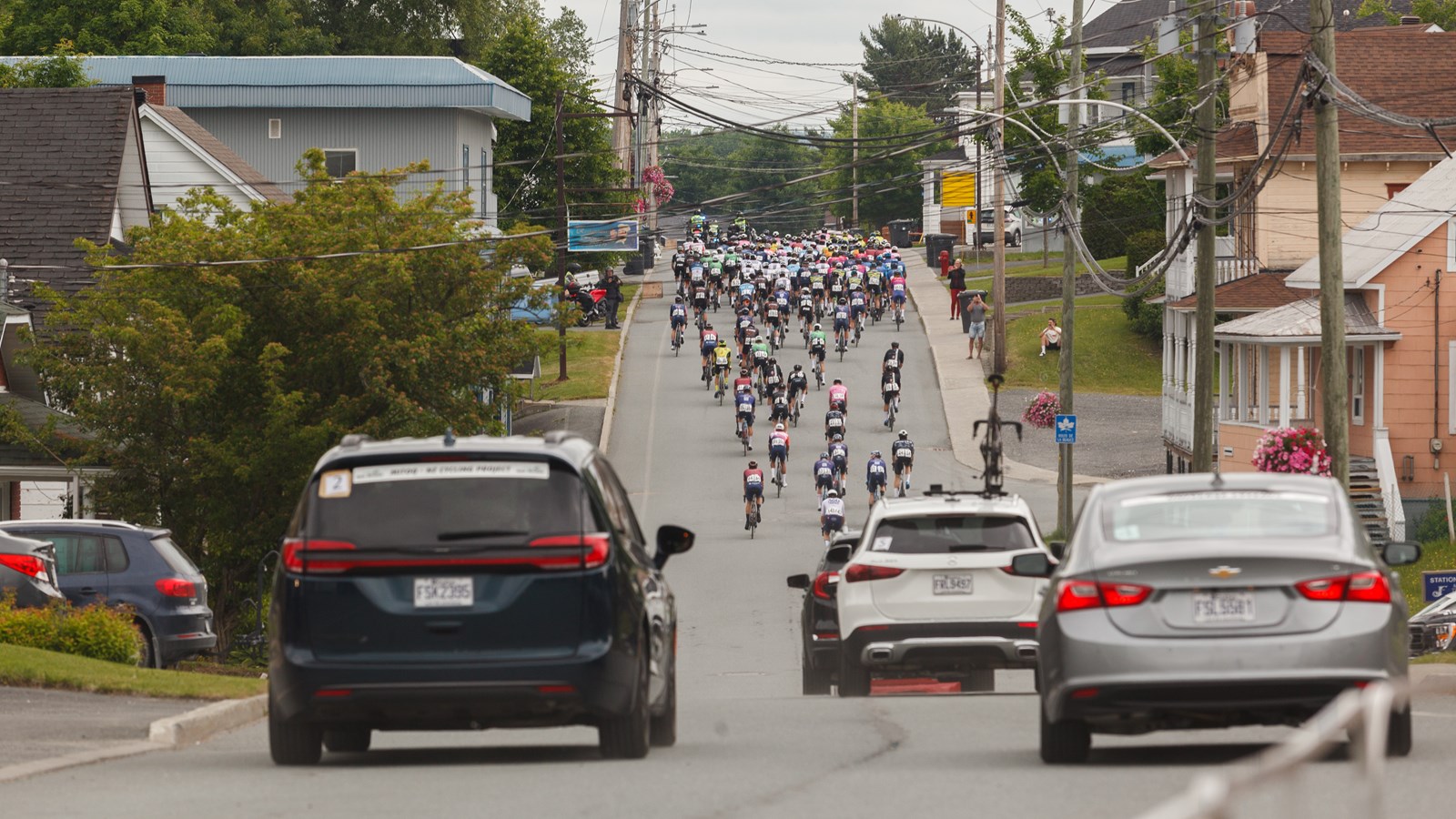 Les 21 équipes du Tour de Beauce se sont élancées ce matin