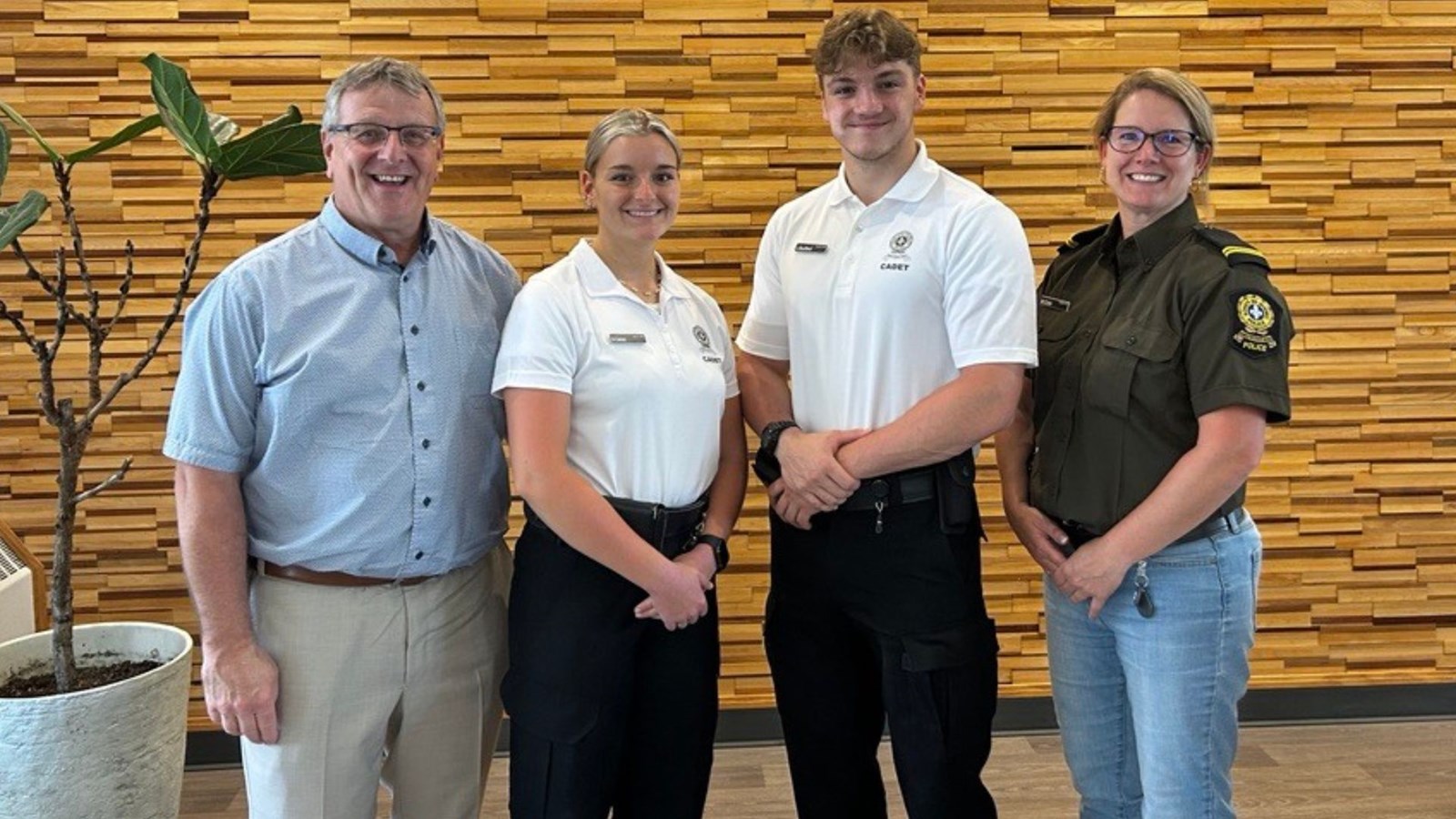 Deux cadets de la SQ en Nouvelle-Beauce pour l'été